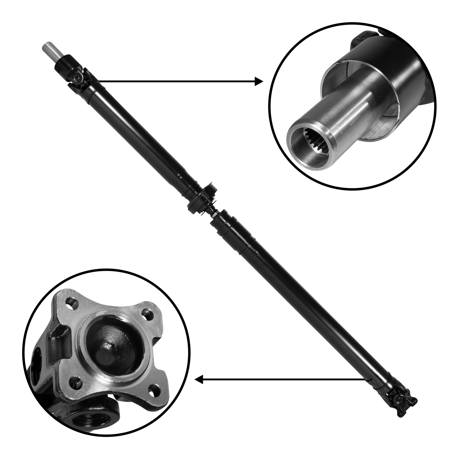 Front & Rear Driveshafts